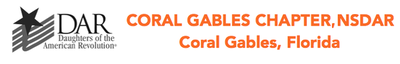 CORAL GABLES CHAPTER NSDAR